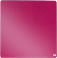 Whiteboard Nobo tegel 36x36cm roze magnetisch 1 Stuk