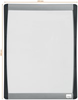 Whiteboard Nobo 28x21.5cm gewelfd 1 Stuk-1