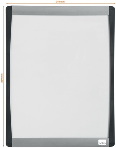 Whiteboard Nobo 28x21.5cm gewelfd 1 Stuk-1