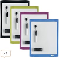 Whiteboard Nobo 21.6x28cm magnetisch assorti 1 Stuk