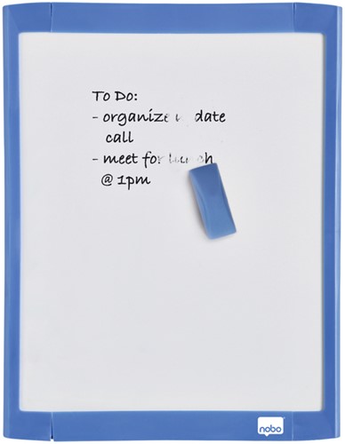 Whiteboard Nobo 21.6x28cm magnetisch assorti 1 Stuk