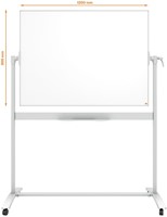 Whiteboard Nobo kantelbord mobiele 90x120cm 1 Stuk-6