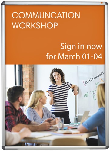 Kliklijst Nobo Essence A0 118x84cm aluminium 1 Stuk-2