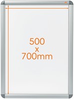 Kliklijst Nobo Premium Plus 70x50cm aluminium 1 Stuk-2