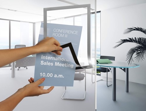 Duraframe Durable 487223 A4 zilvergrijs 2 stuks 2 Stuk-2