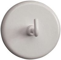 Haakmagneet MAUL 47mm 12kg wit 5 Stuk