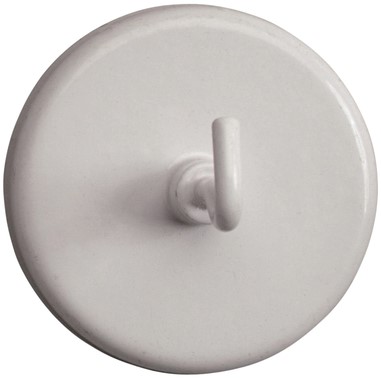 Haakmagneet MAUL 47mm 12kg wit 5 Stuk