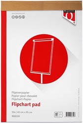 Flipoverpap Quantore 65x95cm blanco/ruit 74gr 1 Stuk