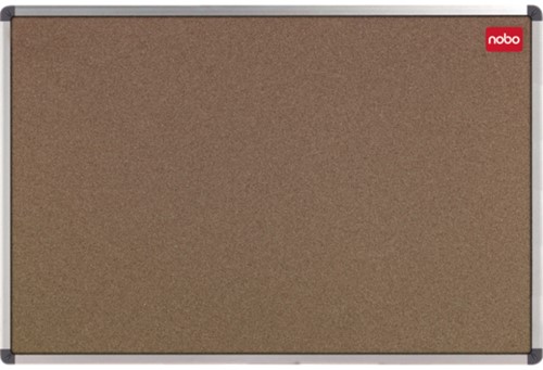 Prikbord Nobo Elipse 90x120cm kurk 1 Stuk