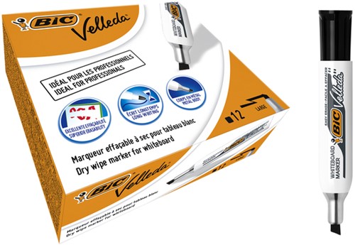 Whiteboardmarker Bic 1781 schuin L zwart 1 Stuk-3