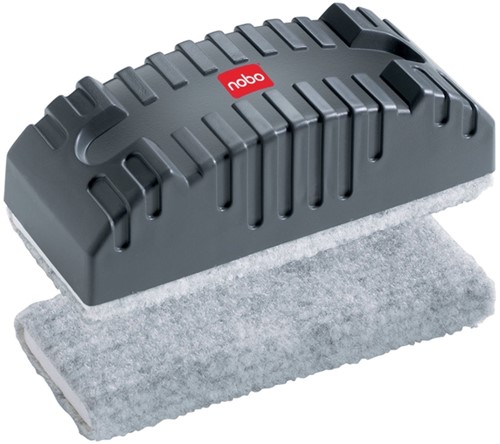 Whiteboardwisser Nobo magnetisch zwart 1 Stuk-1
