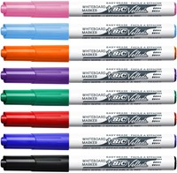 Whiteboardmarker Bic 1748 rond M assorti 8 Stuk-2