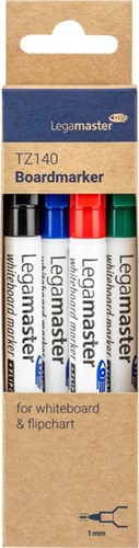 Whiteboardmarker Legamaster TZ140 1mm 4st ass 4 Stuk