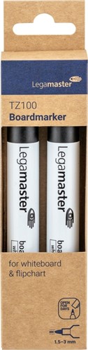 Whiteboardmarker Legamaster TZ100 2mm 2st zw 2 Stuk