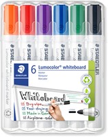 Whiteboardmarker Staedtler Lumo 351 6st stand 6 Stuk