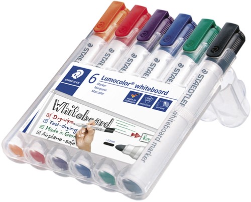 Whiteboardmarker Staedtler Lumo 351 6st stand 6 Stuk-2