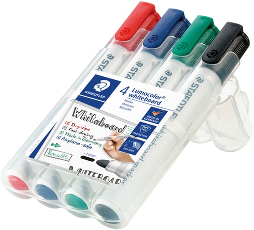 Whiteboardmarker Staedtler Lumo 351 4st ass 4 Stuk-2