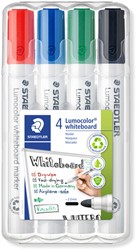 Whiteboardmarker Staedtler Lumo 351 4st ass 4 Stuk