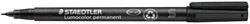 Viltstift Staedtler OHP Lumo SF 313 perm zwart 1 Stuk