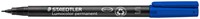 Viltstift Staedtler OHP Lumo SF 313 perm blauw 1 Stuk