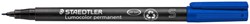 Viltstift Staedtler OHP Lumo SF 313 perm blauw 1 Stuk