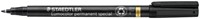 Viltstift Staedtler OHP Lumo F 319 perm special zw 1 Stuk