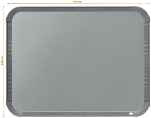 Whiteboard Nobo Slim Line 22x28cm zilver 1 Stuk-2