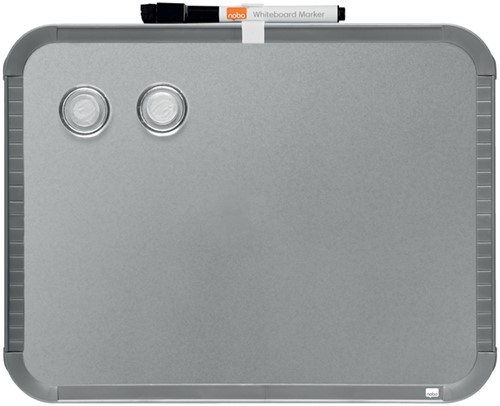 Whiteboard Nobo Slim Line 22x28cm zilver 1 Stuk-7