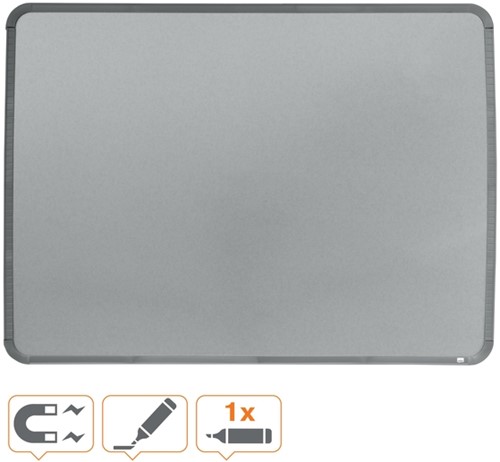 Whiteboard Nobo Slime Line 43x58cm zilver 1 Stuk-1