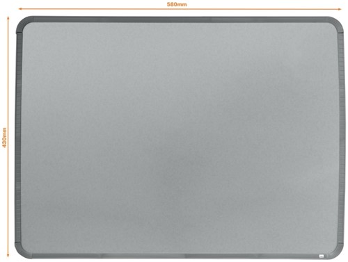 Whiteboard Nobo Slim Line 43x58cm zilver 1 Stuk-5