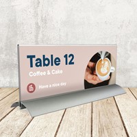 Tafelnaambord Europel 105x297mm acryl aluminium 1 Stuk-3
