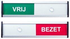 Infobord vrij bezet 125x30mm 1 Stuk