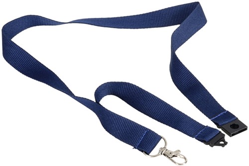 Badgekoord Europel donkerblauw 1 Stuk-2