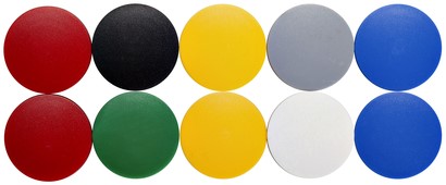 Magneet MAUL Solid 38mm 2500gr assorti 10 Stuk