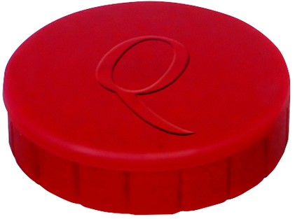 Magneet Quantore 20mm 300gr rood 10 stuks 10 Stuk