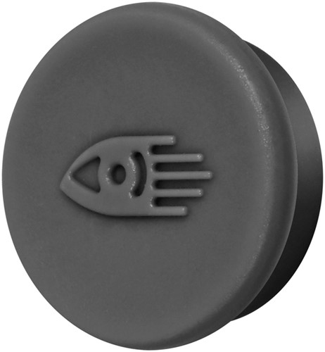 Magneet Legamaster 20mm 250gr zwart 8 stuks 8 Stuk-2