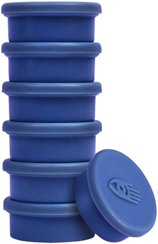Magneet Legamaster 20mm 250gr blauw 8 stuks 8 Stuk-1