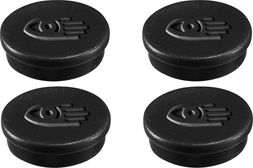 Magneet Legamaster 30mm 850gr zwart 4 stuks 4 Stuk-2