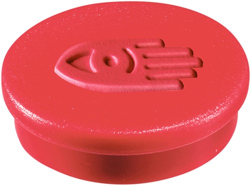 Magneet Legamaster 30mm 850gr rood 4 stuks 4 Stuk-2