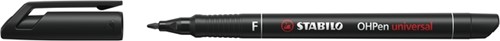Viltstift STABILO OHP 842/46 rond F zwart 1 Stuk