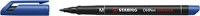 Viltstift STABILO OHP 843/41 rond M blauw 1 Stuk