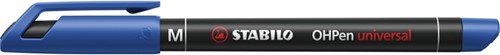 Viltstift STABILO OHP 843/41 rond M blauw 1 Stuk-4