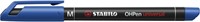 Viltstift STABILO OHP 843/41 rond M blauw 1 Stuk-4
