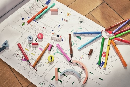 Viltstift STABILO Cappi 168/12 M 12st assorti 12 Stuk-3