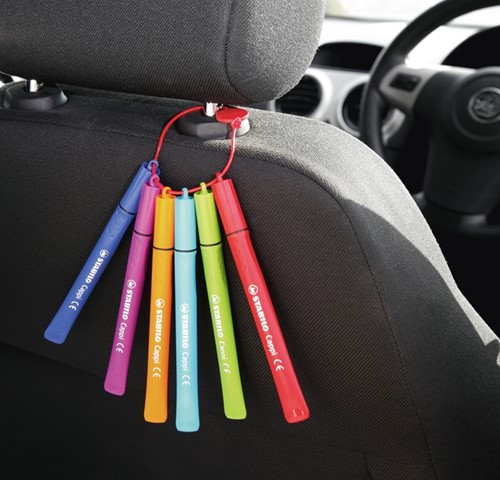 Viltstift STABILO Cappi 168/12 M 12st assorti 12 Stuk-2