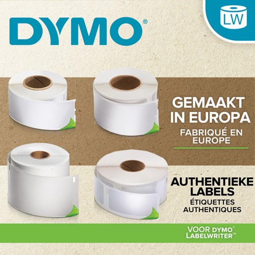 Etiket Dymo LabelWriter hangmap 12x50 wit 220 Stuk-2