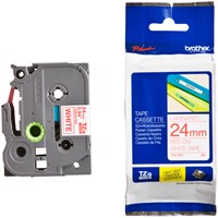 Labeltape Brother Ptouch TZe252 24mm wit 1 Stuk-3