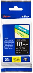 Labeltape Brother Ptouch TZe345 18mm zwart 1 Stuk