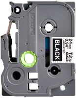 Labeltape Brother P-touch TZE-355 24mm wit op zwart-2