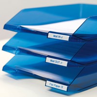 Labeltape Dymo LabelManager D1 polyester 12mm wit 1 Stuk-2